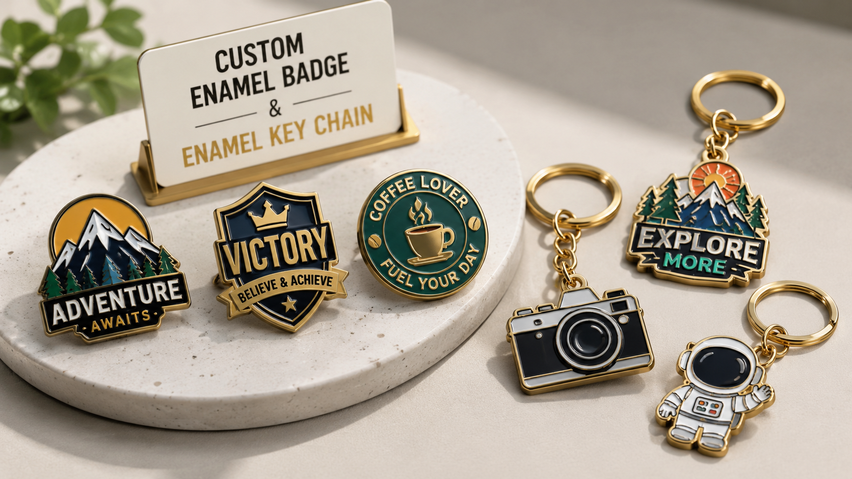Custom Enamel Badge and Enamel Key Chain: How Small Accessories Are Creating Big Brand Stories