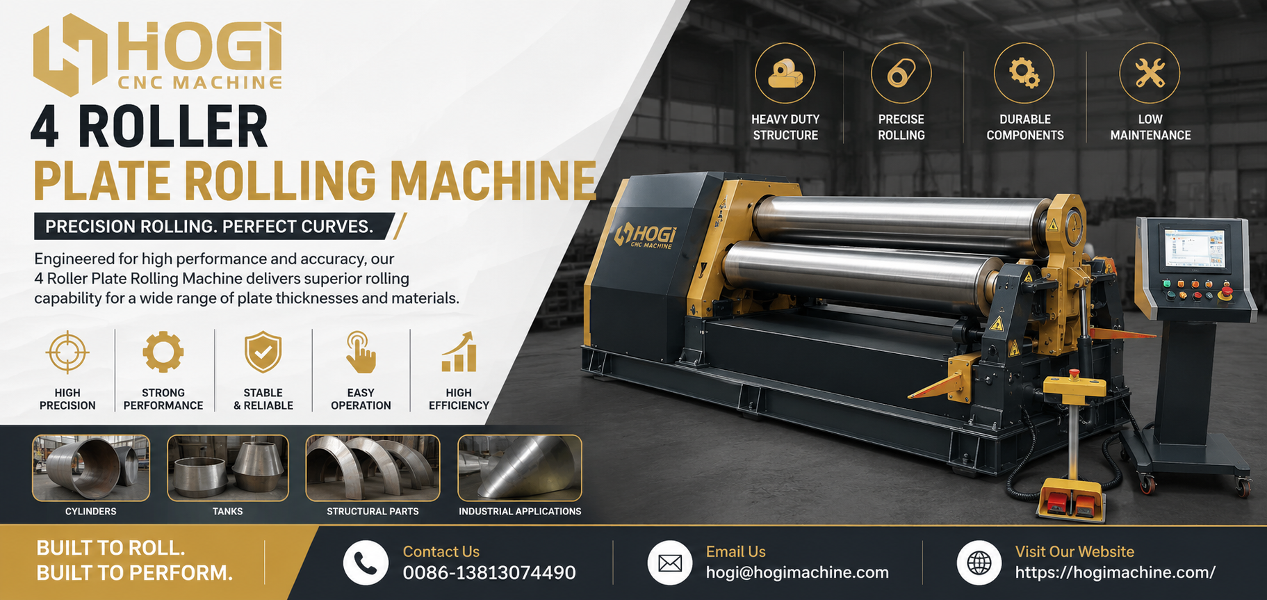 4 Roller Plate Rolling Machine: A Complete Guide for Modern Metal Fabrication