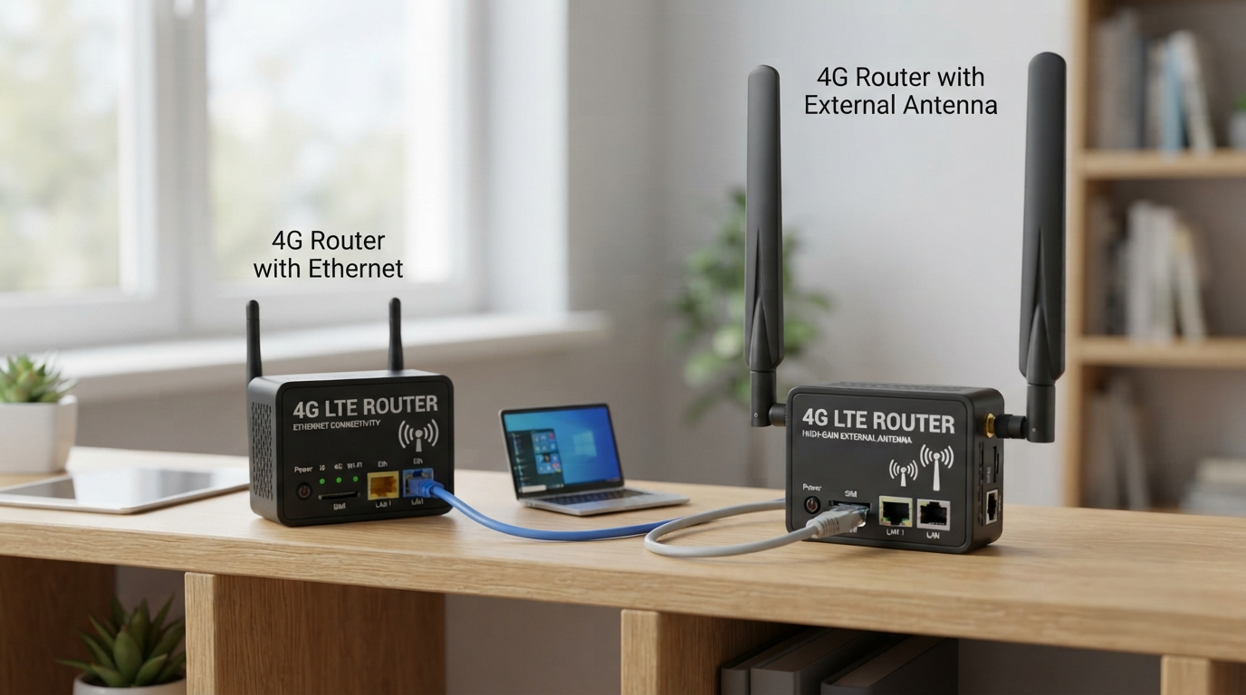 Next-Generation 4G Router with Ethernet and External Antenna Revolutionizes Reliable Internet Connectivity
