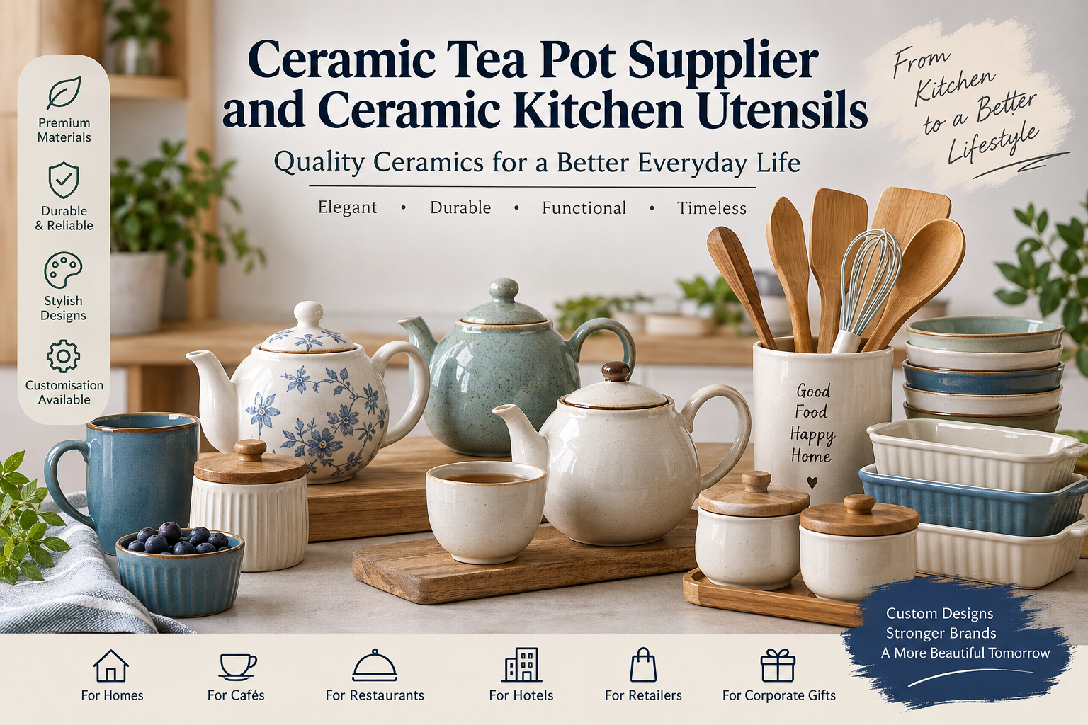 From Tea Time to Table Styling: Why Ceramic Kitchenware Remains a Timeless Choice