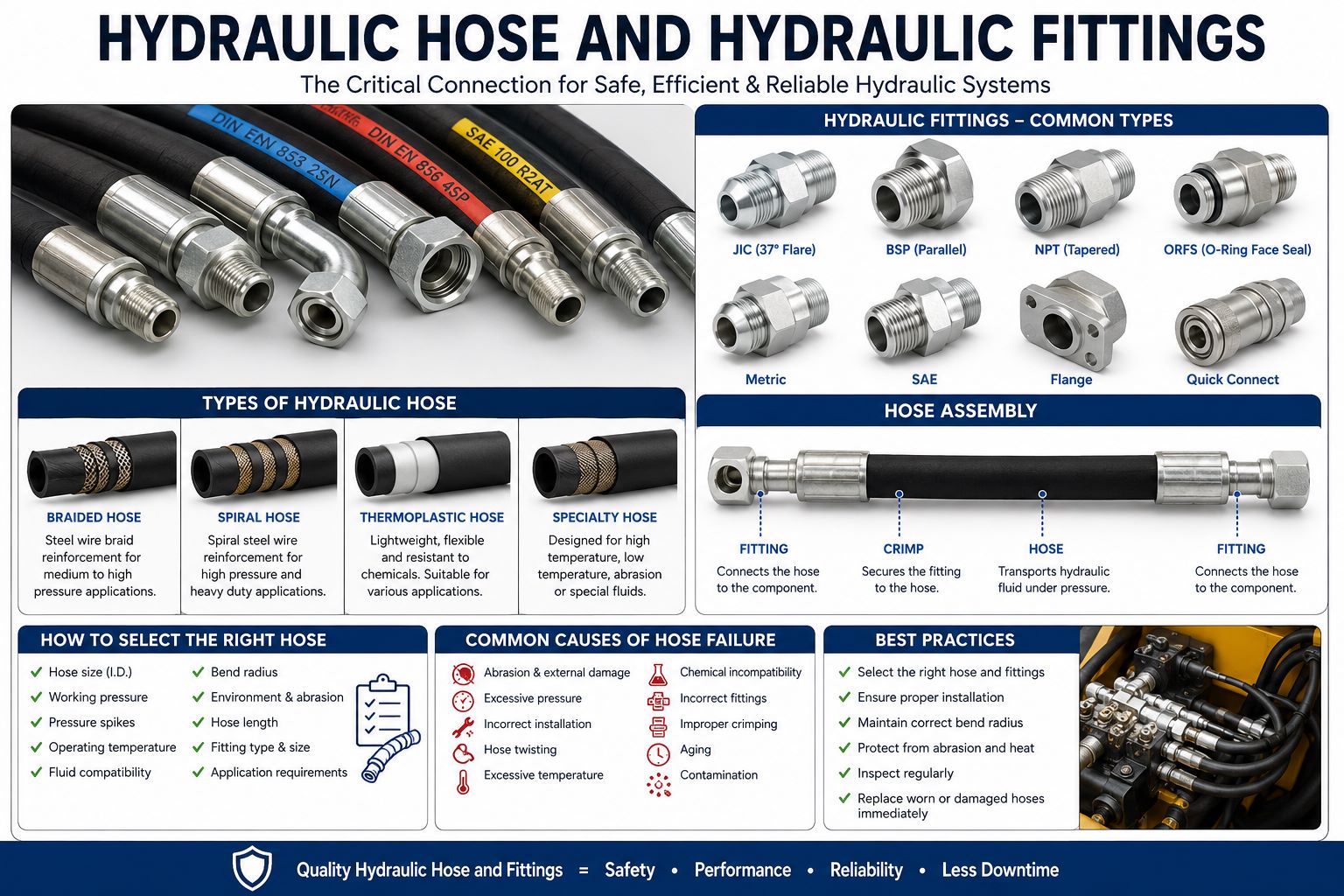 Demand for Reliable Hydraulic Hose and Hydraulic Fittings Rises Across Heavy Industries