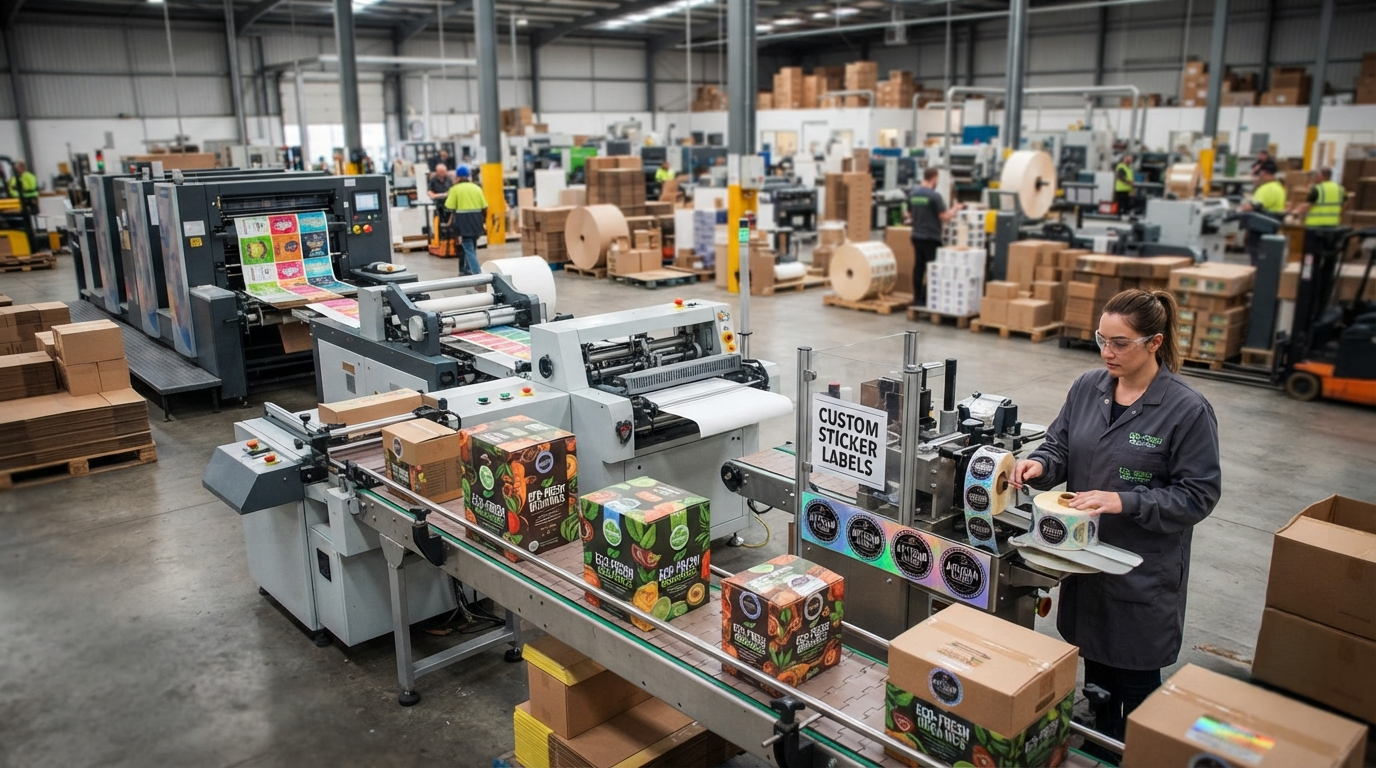 Global Packaging Industry Accelerates Growth with Paper Box Factory and Custom Sticker Label Innovations