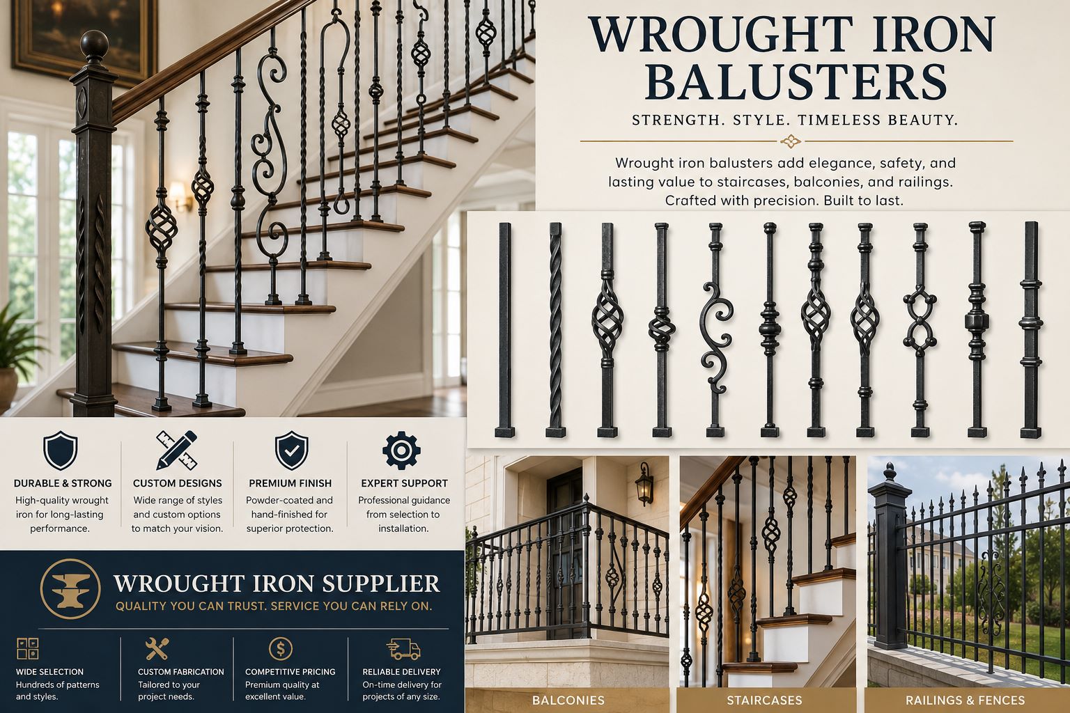 Architectural Ironwork Market Evolves as Wrought Iron Balusters Find Wider Applications