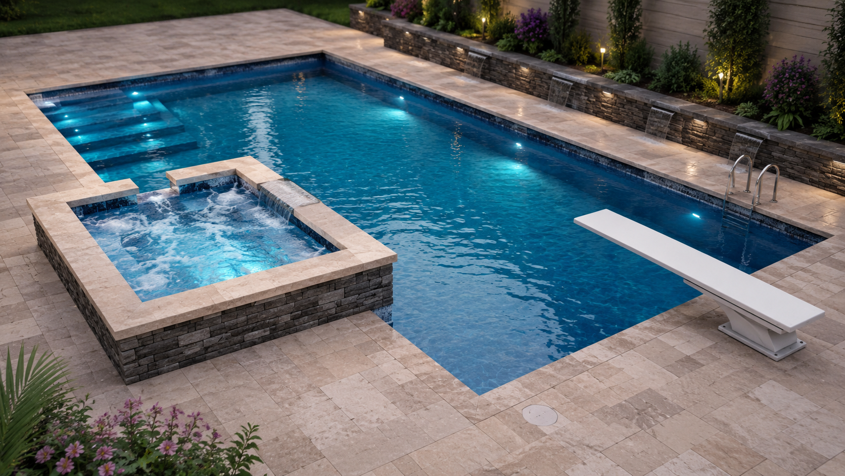 From Relaxation to Recreation: Planning a Custom Jacuzzi and Diving Board for Inground Pool