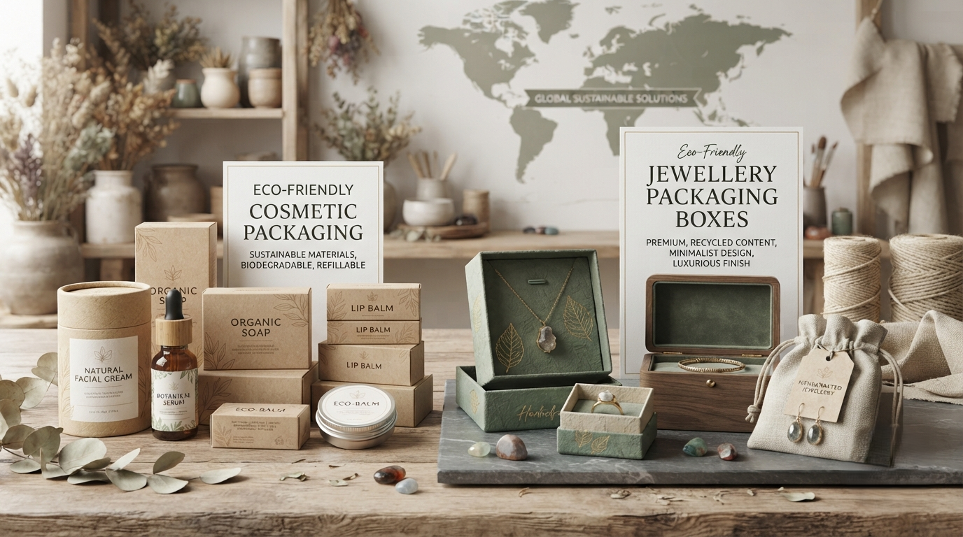 Eco Friendly Cosmetic Packaging and Jewellery Packaging Boxes: How Packaging Is Changing With Time