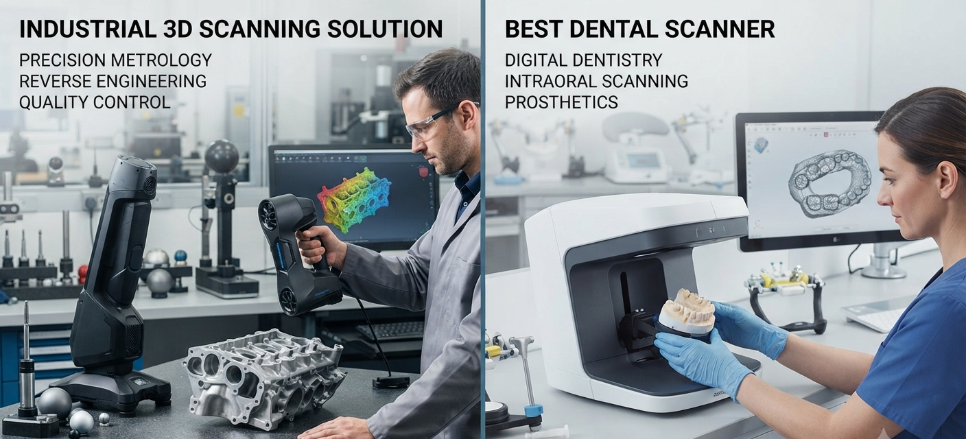 Industrial 3D Scanner and Best Dental Scanner: Digital Precision Reshapes Industry and Dentistry