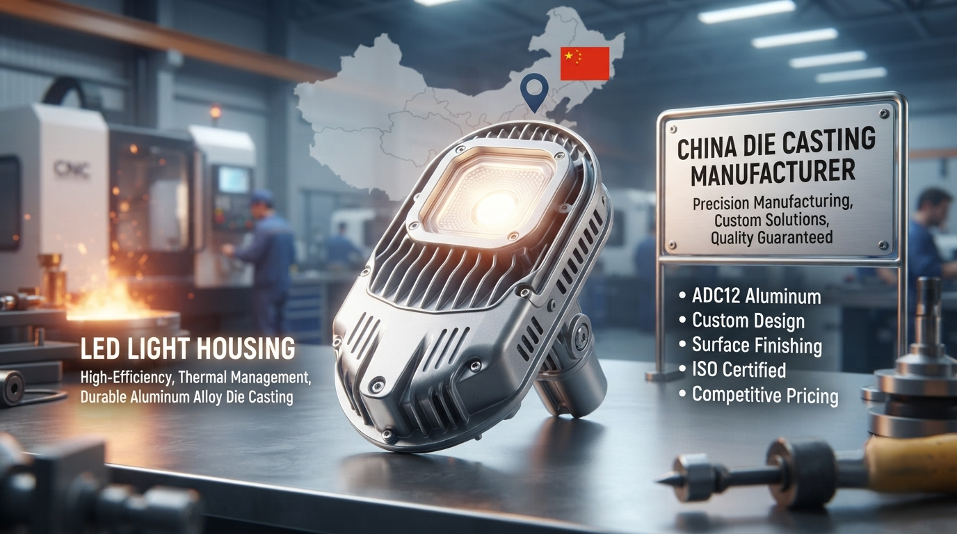 China Die Casting Manufacturer Expands LED Light Housing Solutions for High-Performance Lighting Industry