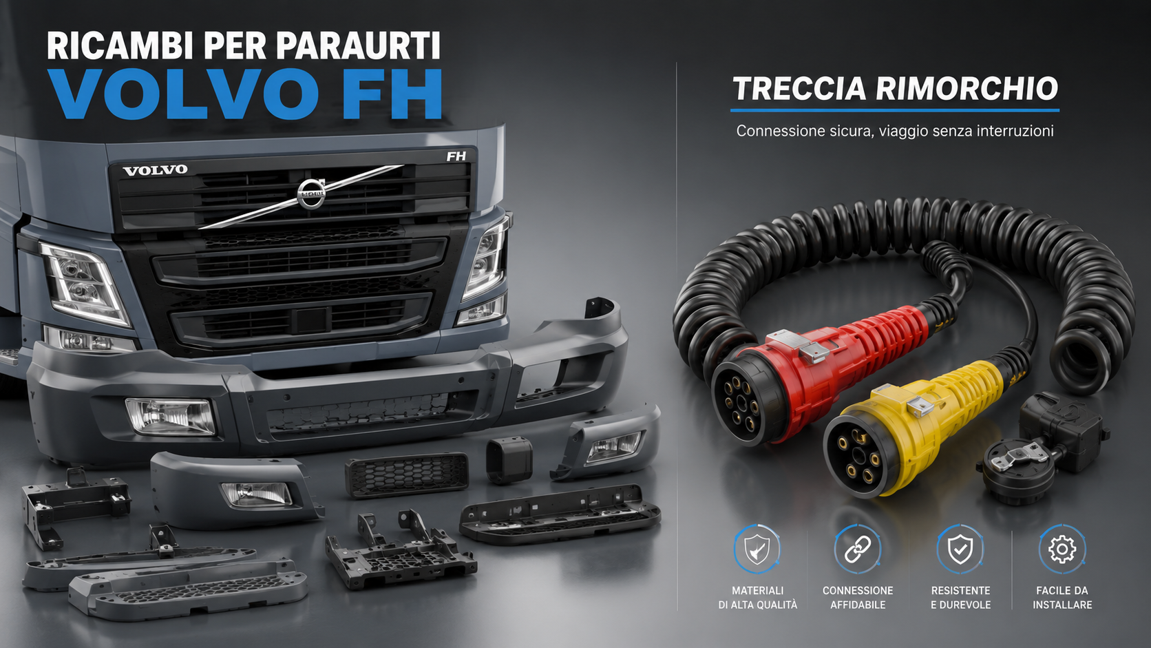 Ricambi per paraurti Volvo FH: come scegliere componenti affidabili per il tuo camion