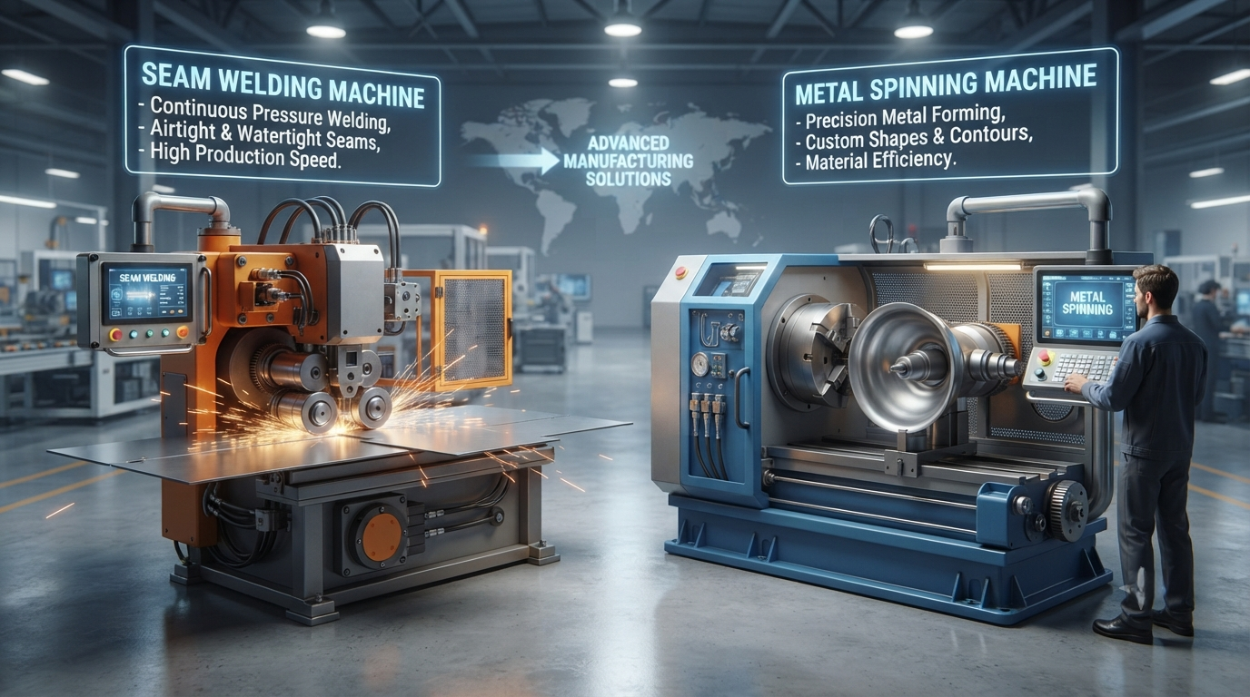 Seam Welding Machine And Metal Spinning Machine: Driving Precision and Innovation in Modern Manufacturing