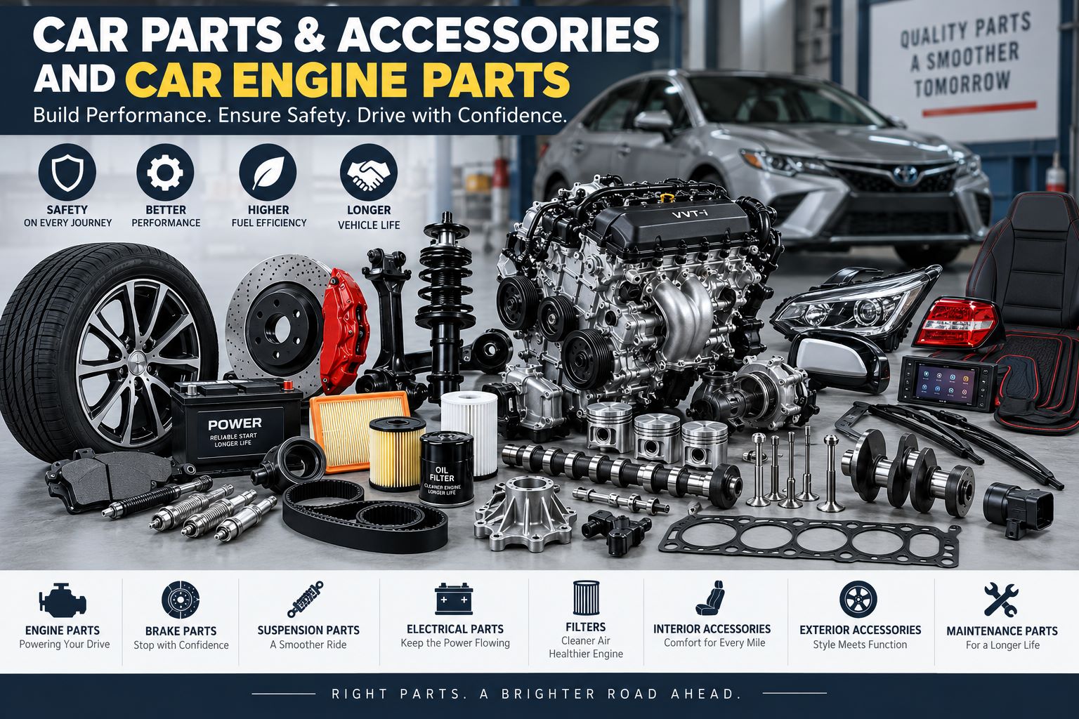 Car Parts & Accessories and Car Engine Parts: Complete Buying Guide