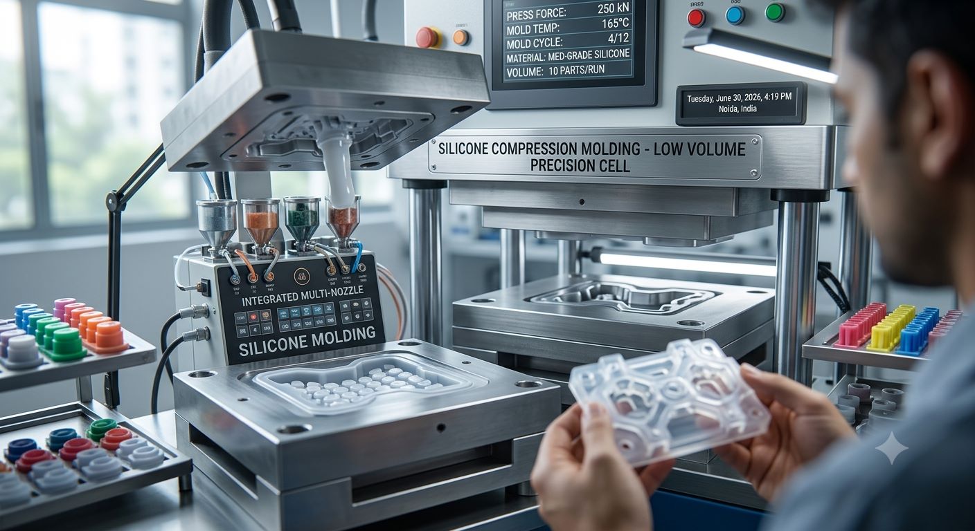 Silicone Compression Molding and Low Volume Silicone Molding: Smarter Ways to Produce Custom Silicone Parts