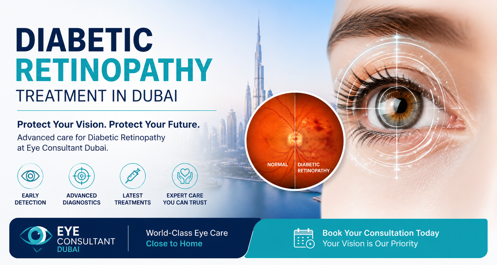 Diabetic Retinopathy Treatment in Dubai: Symptoms, Diagnosis & Care