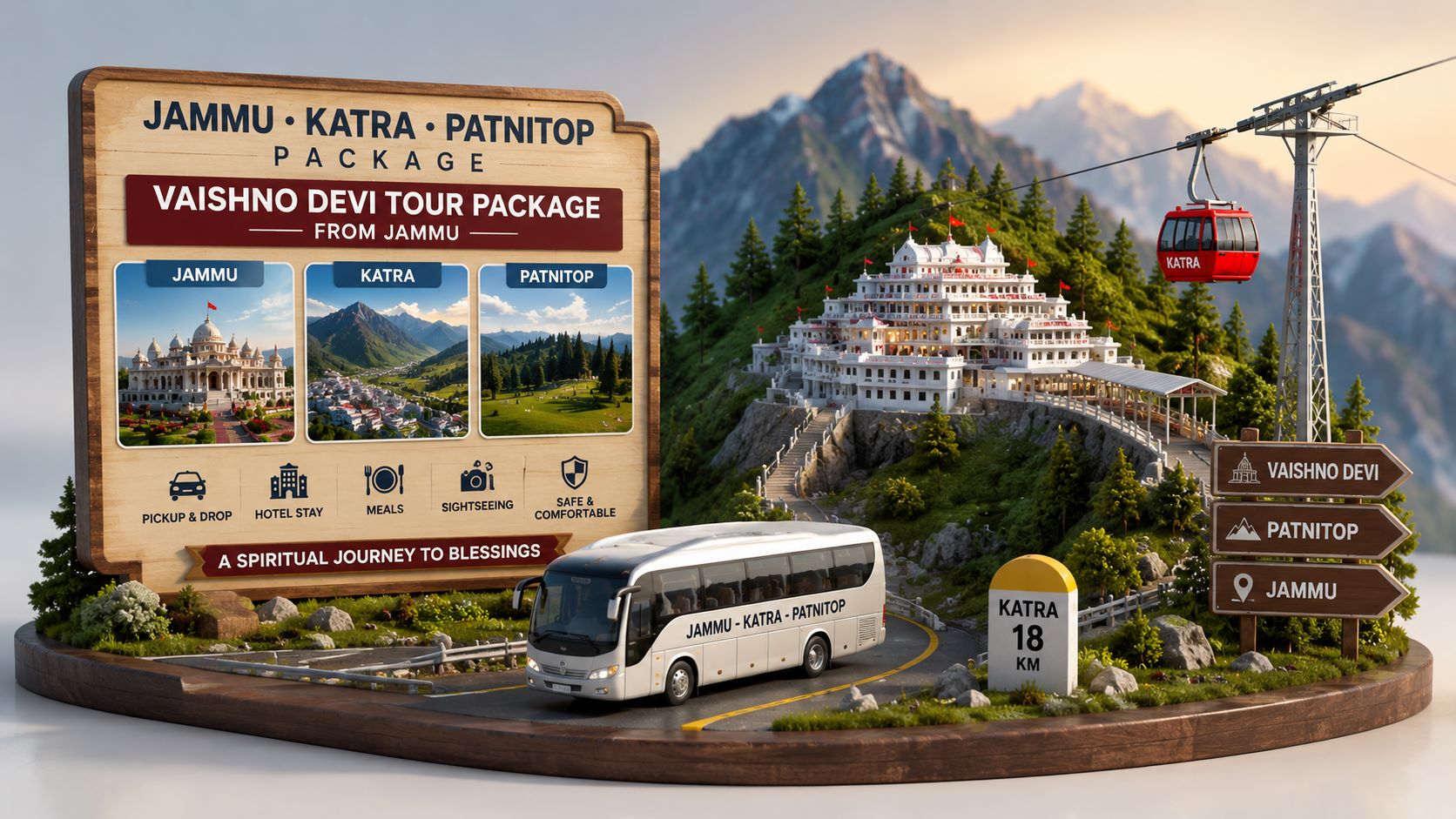 Jammu Katra Patnitop Package & Vaishno Devi Tour Package from Jammu Guide