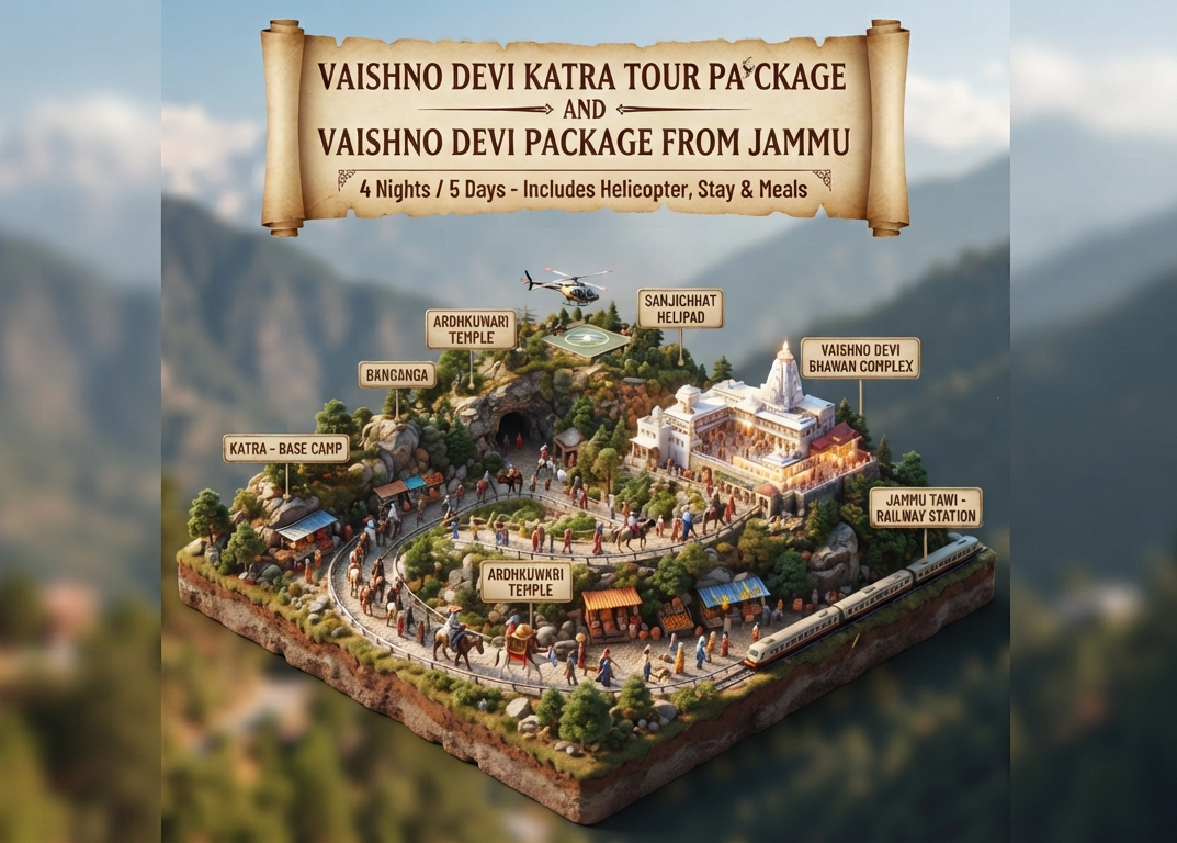 Vaishno Devi Katra Tour Package and Vaishno Devi Package from Jammu: Complete Travel Guide