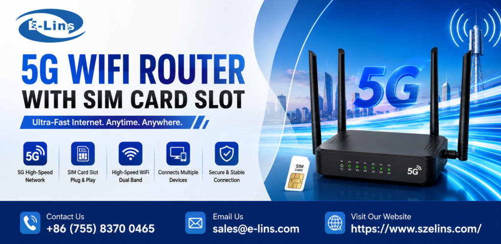 5g wifi router with sim card slot