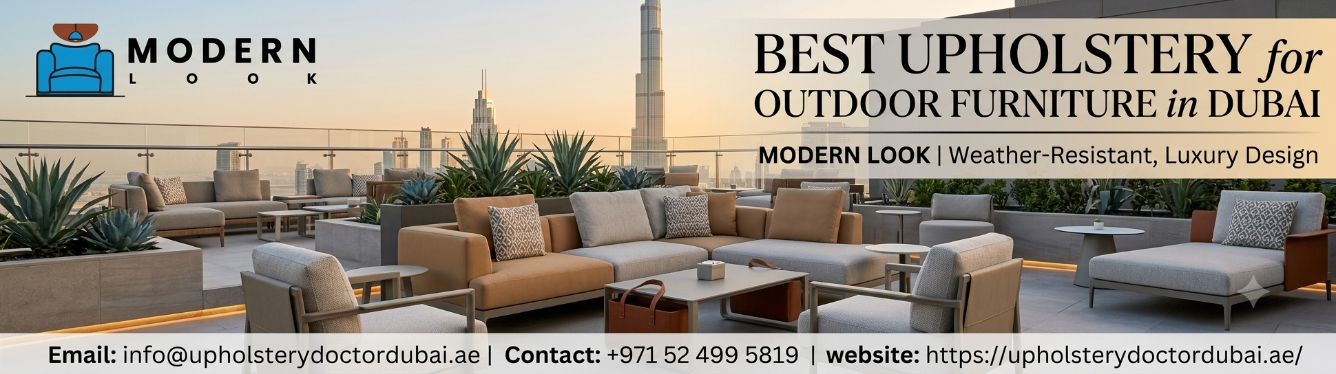 Best Upholstery for Outdoor Furniture in Dubai