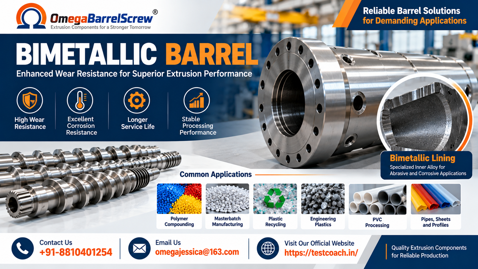 Bimetallic Barrel Technology: Advancing Wear Resistance in Plastic Extrusion