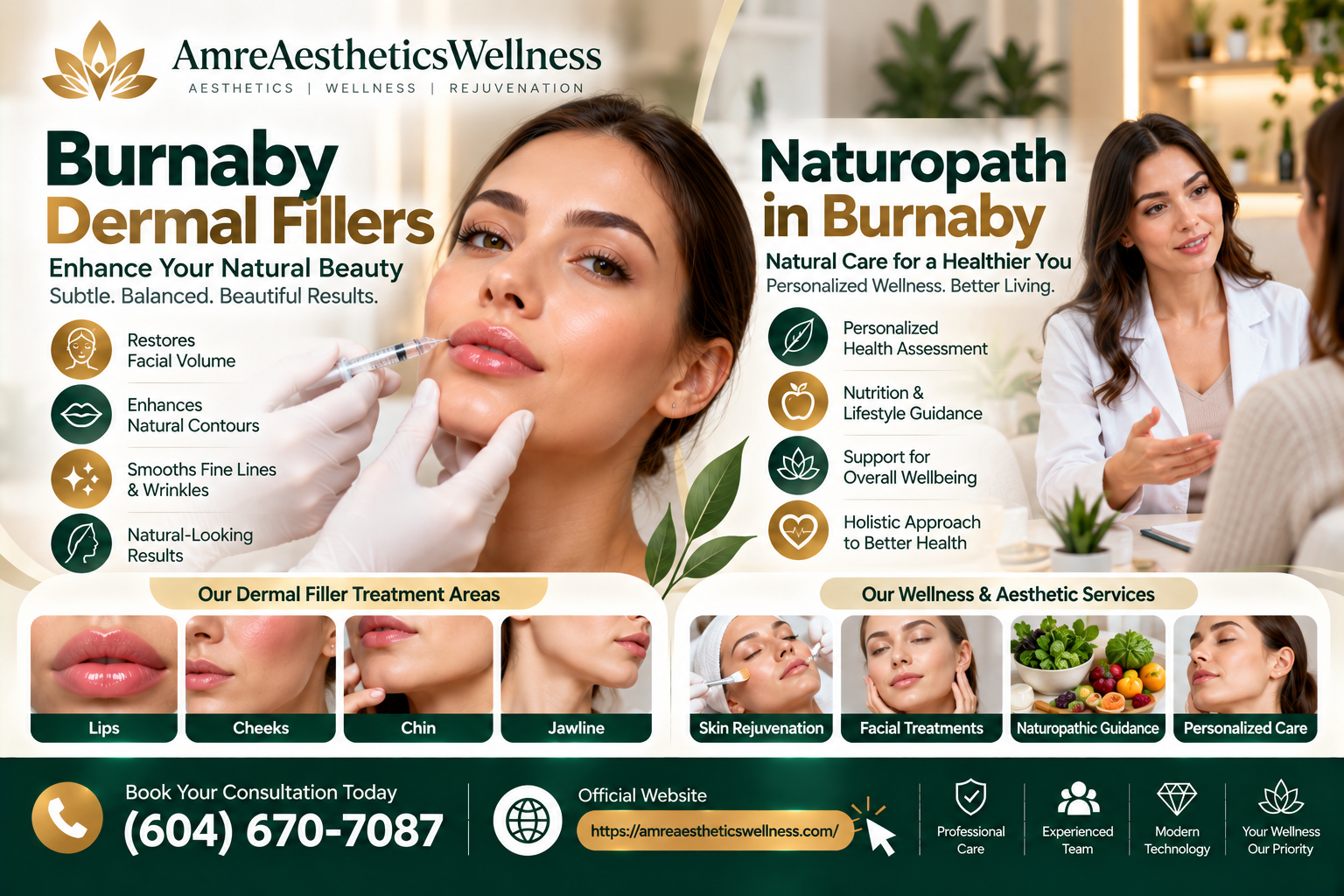 Burnaby Dermal Fillers and Naturopath in Burnaby: A Personalized Approach to Aesthetic and Wellness Care