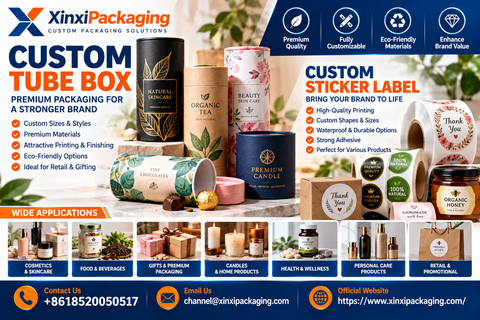 Custom Tube Box and Custom Sticker Label Solutions Are Transforming Modern Product Packaging