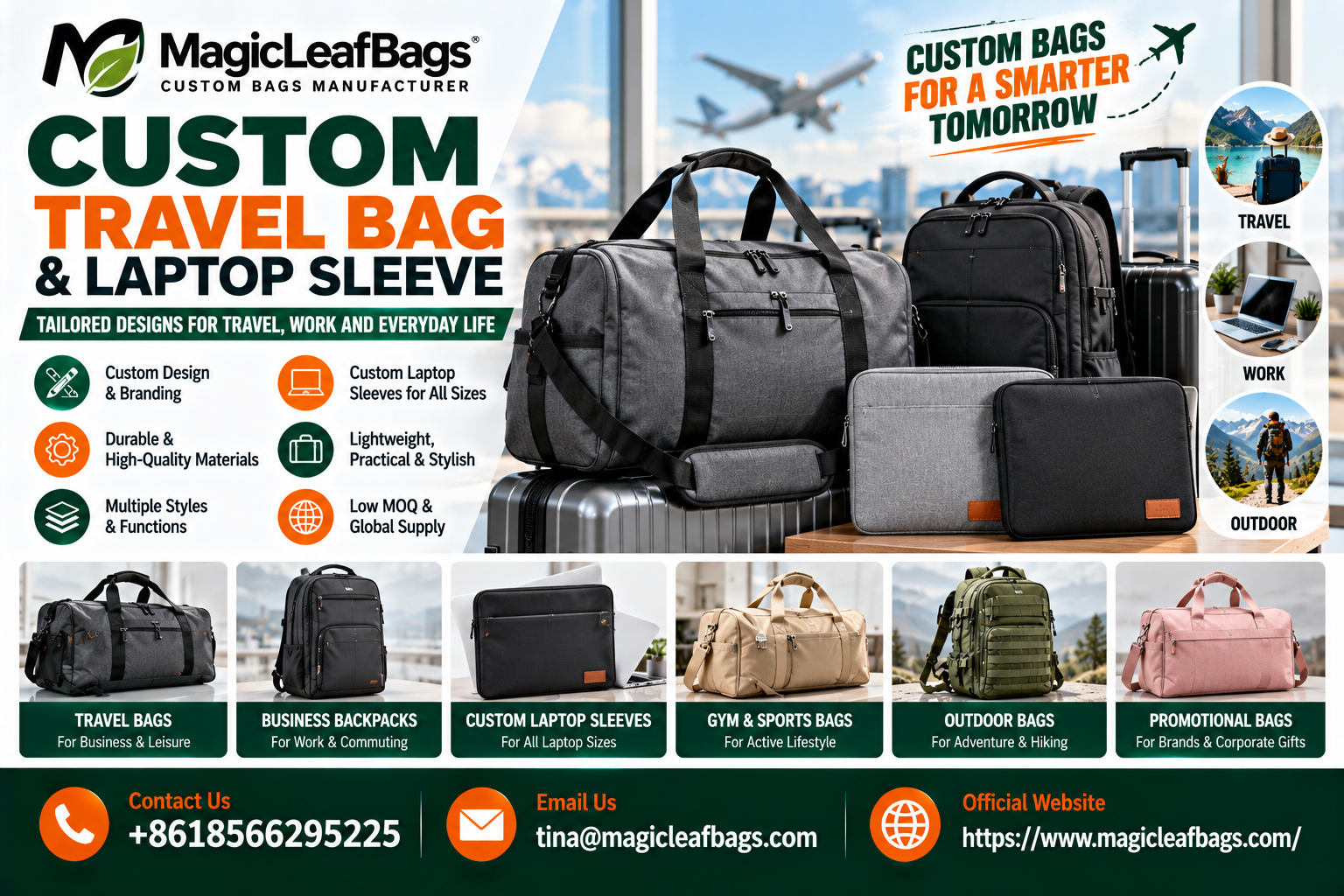 Custom Travel Bag and Custom Laptop Sleeve Trends Reflect the Rise of Functional, Brand-Driven Carry Solutions
