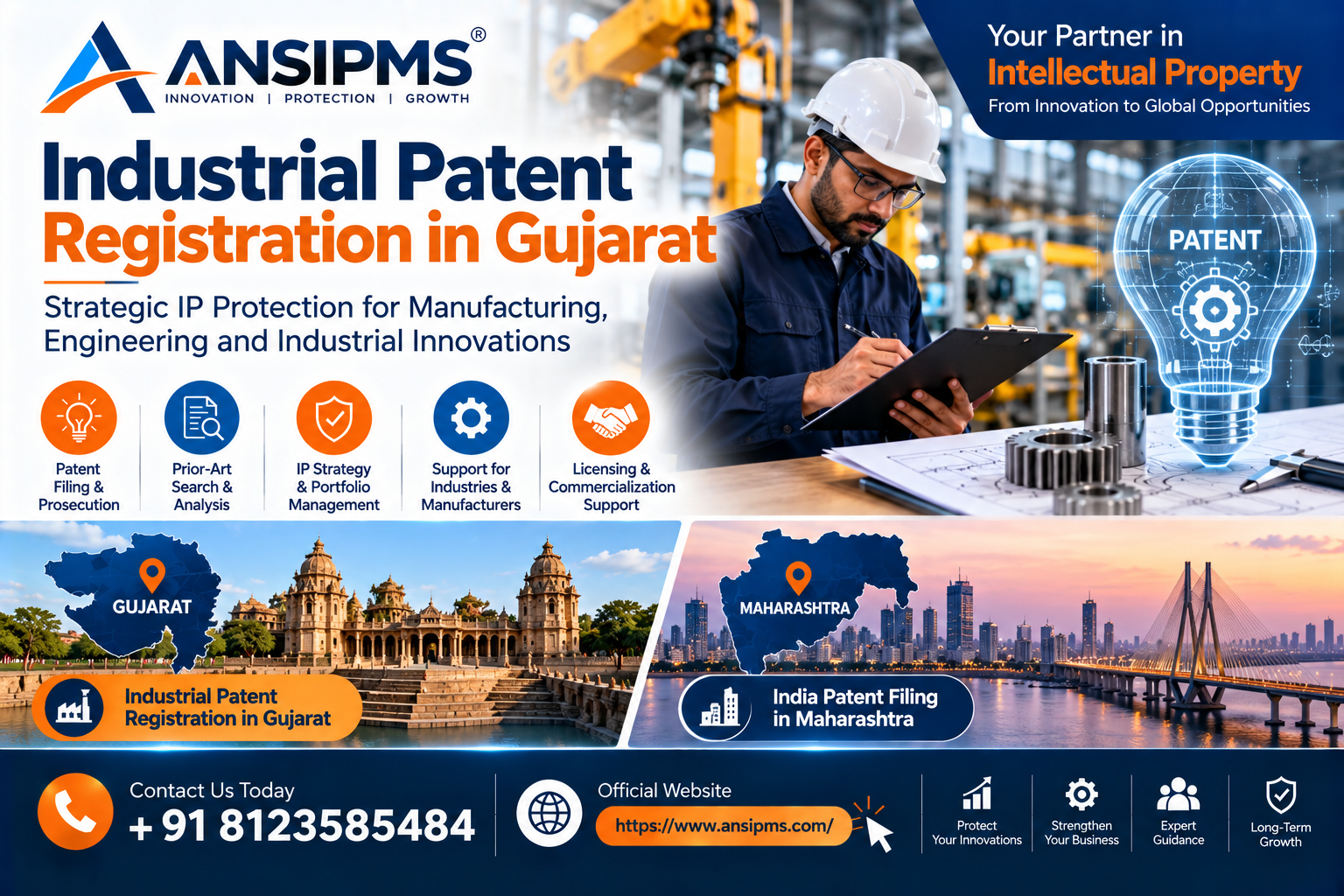 Industrial Patent Registration in Gujarat and India Patent Filing in Maharashtra: A Strategic IP Guide for Businesses