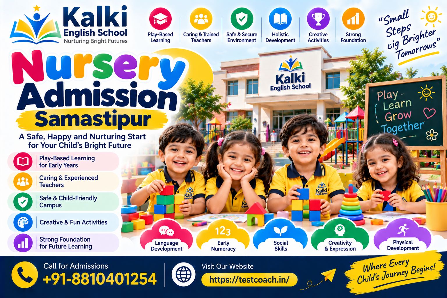 Nursery School in Samastipur: A Complete Guide for Parents Planning Nursery Admission