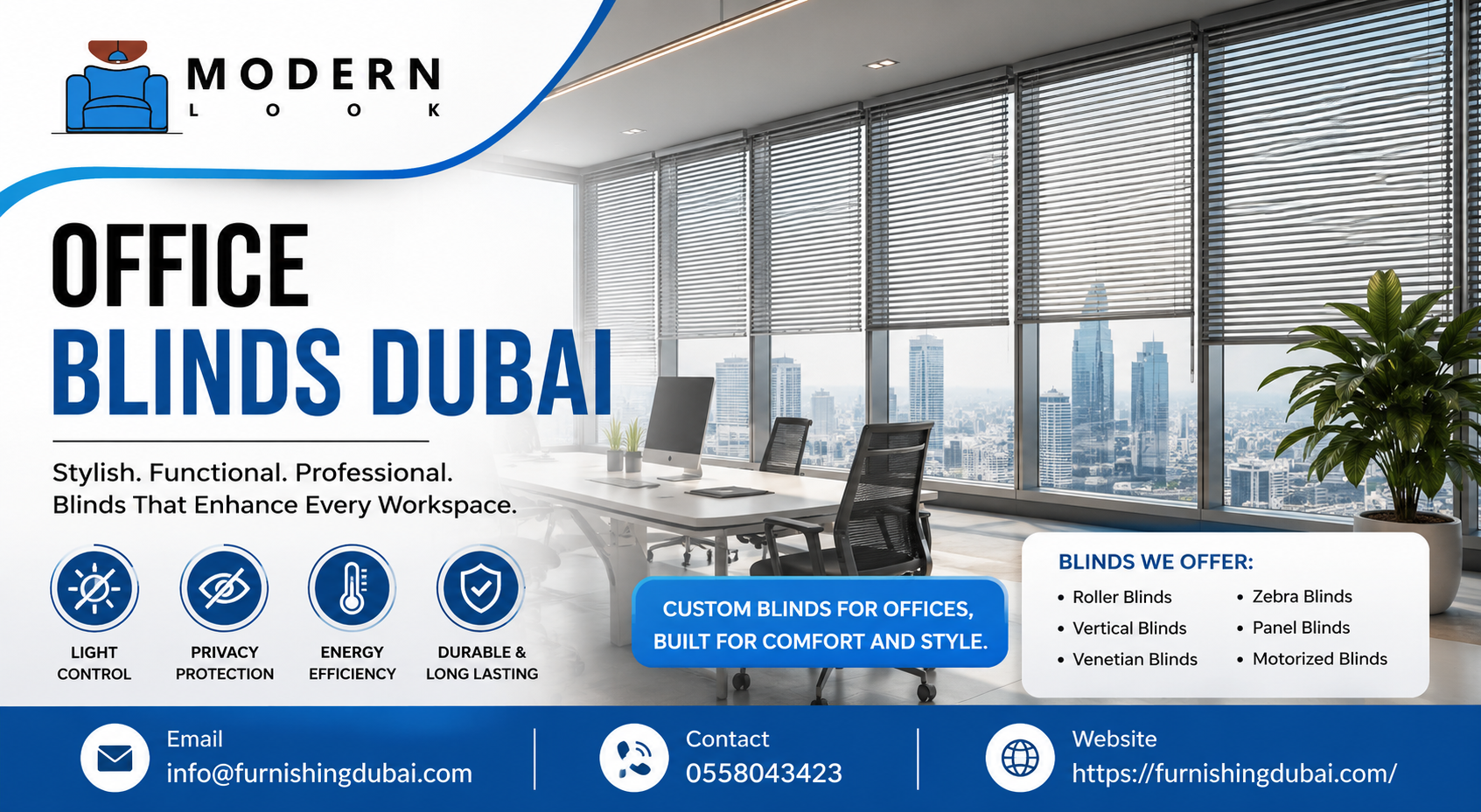 Office Blinds Dubai