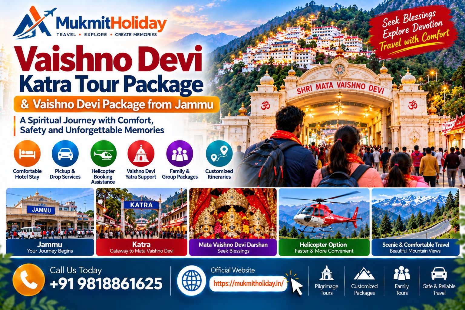 Vaishno Devi Katra Tour Package: Plan a Comfortable Pilgrimage from Jammu