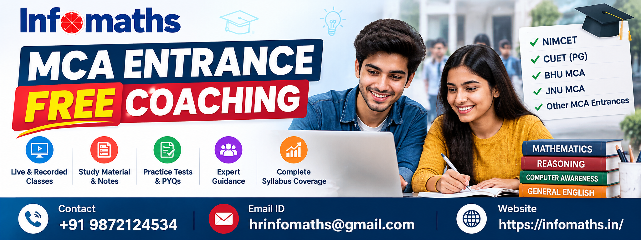 mca entrance free coaching